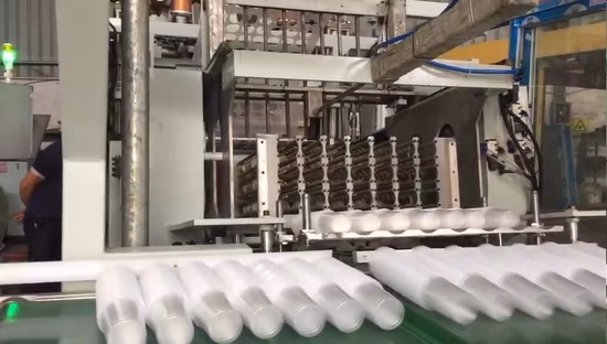 Automatische Kunststoff-PP-Haustier-HIPS-PLA-Einweg-Wasserbecher-Tiefziehsystem-Maschinenproduktionslinien